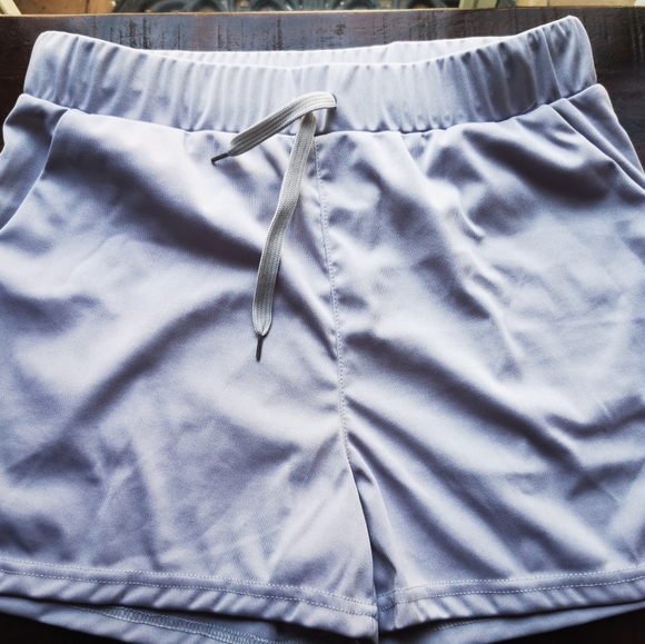 Willit Women's Light Grey Athletic Shorts (Large) - Picture 4 of 5